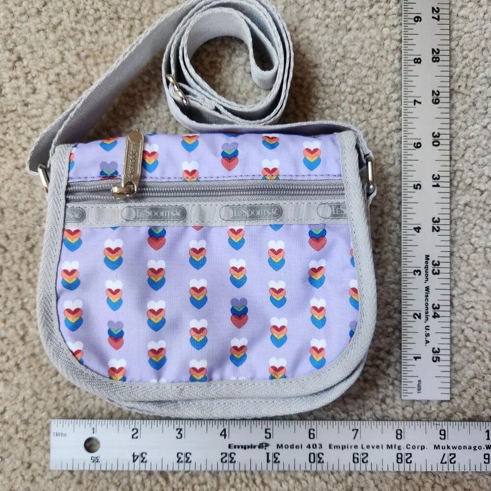 LeSportsac Mini Crossbody bag with matching coin purse Heart Valentine Love - Picture 2 of 9